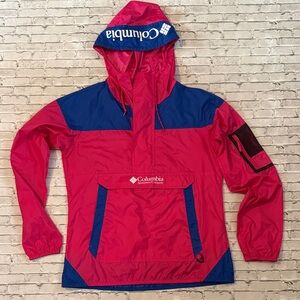 Women’s Columbia Pink and Blue Hooded Jacket